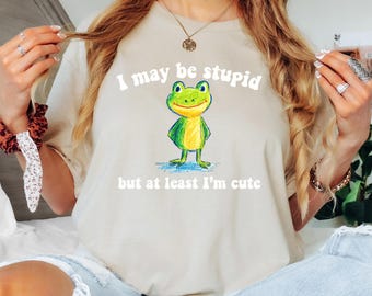 Funny Frog Graphic Tee: Dark Humor Unisex T-Shirt