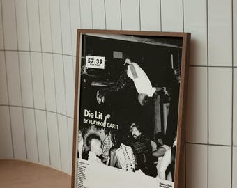 PlayBoi Carti - Álbum "Die Lit" - ¡Póster digital exclusivo disponible!