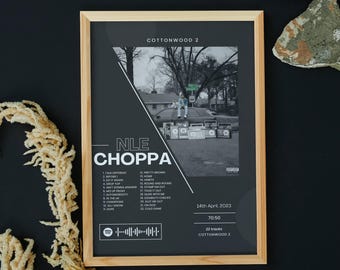 NLE Choppa - Álbum Cottonwood 2 - ¡Póster digital exclusivo disponible!