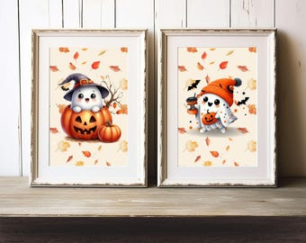 Pumpkin Pumpkin Spice - "Everyday Ghosties" Falloween Series - Digital Prints