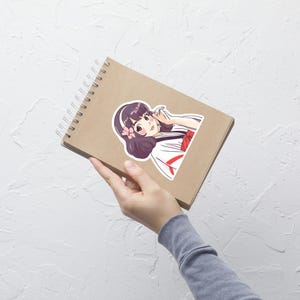 Japanische Kawaii Retro Mädchen Aufkleber