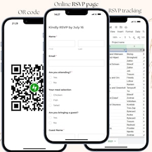 Online Rsvp, Online rsvp tracking, Rsvp Tracking, Mobile RSVP, RSVP webpage, Digital RSVP, Eco Friendly Invitation, rsvp form, tracker