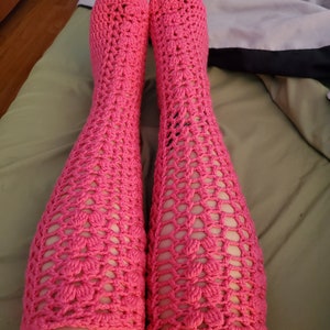 Crocheted Knee High/Thigh High Stockings