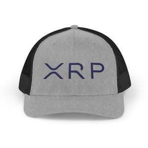 Premium Embroidered XRP Hat | Crypto Ripple Hat | Blockchain Streetwear | Anon Outfitters Legacy Collection