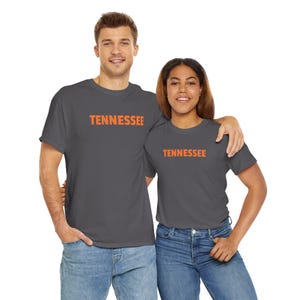 Tennessee - Unisex Heavy Cotton Tee - Minimalist Design