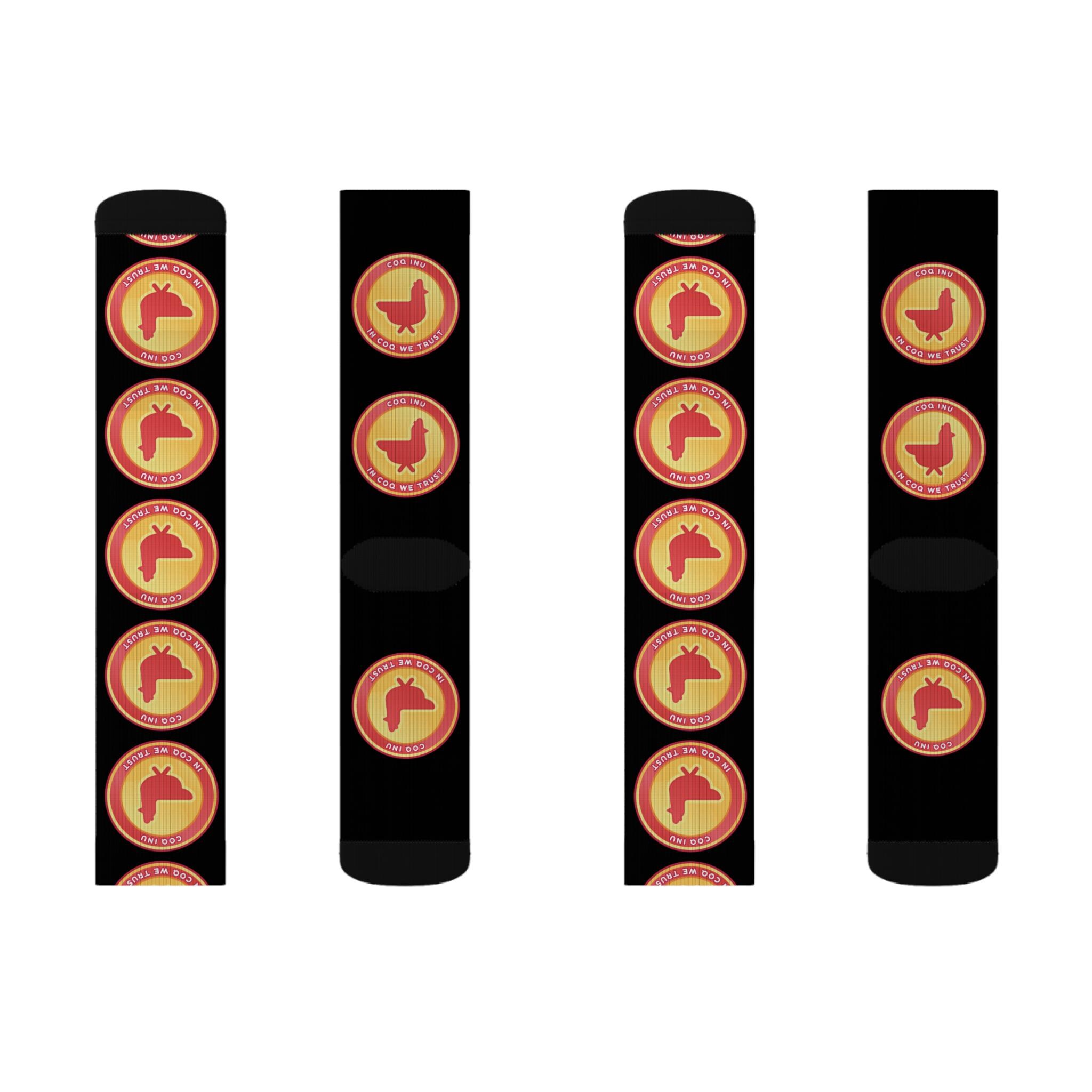 Coq Inu Meme Coin Socks - Fun Cryptocurrency Socks for Coq Inu Fans - COQ  SOX - Etsy