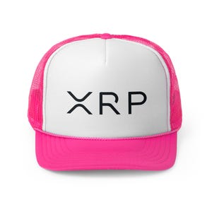 XRP Trucker Hat - Premium Crypto Mesh Cap | Ripple Logo | Adjustable Snapback | Blockchain Crypto Trader Hat | XRP Army Merch | Web3 Gift