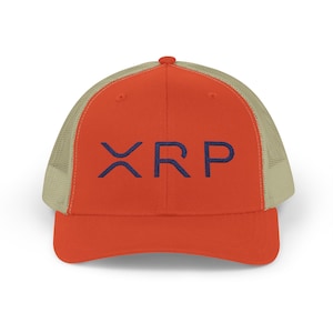 Premium Embroidered XRP Hat | Crypto Ripple Hat | Blockchain Streetwear | Anon Outfitters Legacy Collection
