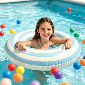 Gepersonaliseerde gestreepte zwemband, opblaasbare zwembadmatras voor volwassenen en kinderen, vrijgezellenfeestcadeau voor de zomer, zwembadmatras voor de zomer