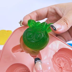 Monster Head Shaped Mousse Silicone Mold,Labubu Head Cakepops Silicone Mold,Monster Cake Pop Mold,LB Doll Freshie Mold,Monster-Inspired