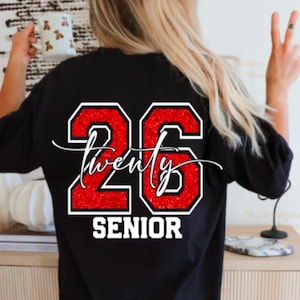 Senior 2026 Shirt, Class of 2026, Retro Senior Class of 2026 Matching Shirts for Graduation T Shirt Gift