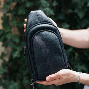 レザースリングバッグ メンズ / レザーバッグ / メンズ クロス