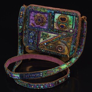 Mixed Media Bead Embroidery: ATCs Artist's Trading Cards, A Purse, Barrettes and More image 3