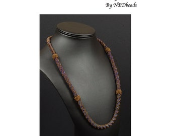 Beadwoven Necklace Tutorial - Triple Twist Necklace