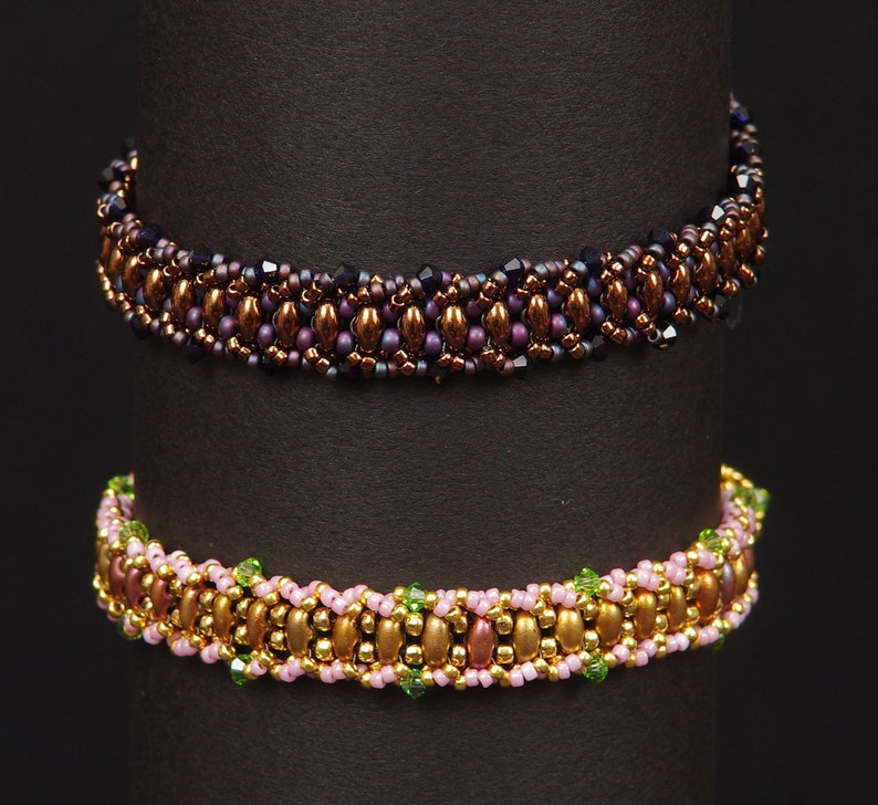 Twin Flat Spiral Bracelet Tutorial image 5