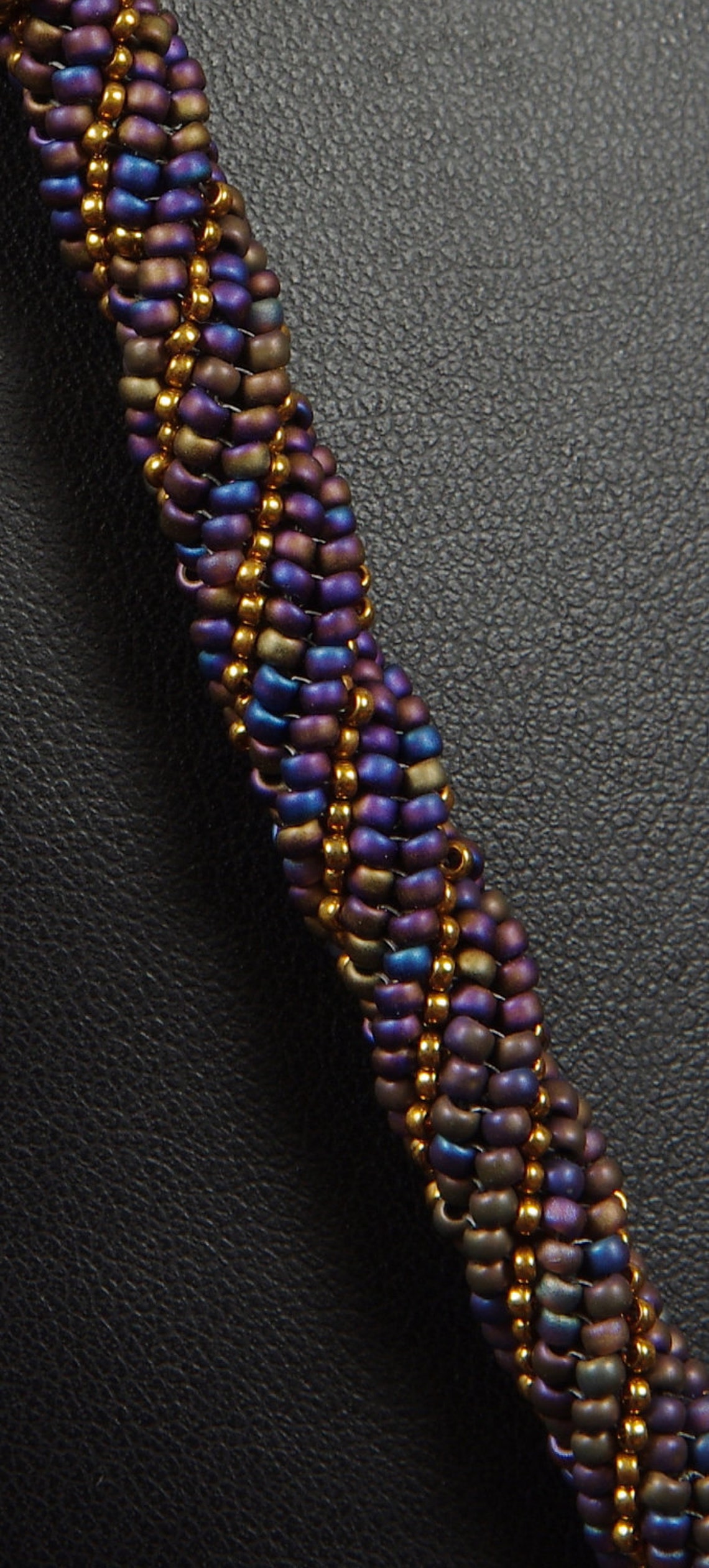 Beadwoven Necklace Tutorial Triple Twist Necklace Etsy