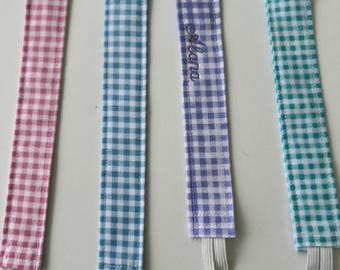 Personalized Pacifier Clip Checks