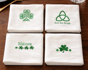 Flour sack towels with Irish Designs