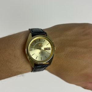 ORIENT Crystal 3 Star Watch Vintage Japanese Mechanical Automatic Wristwatch