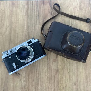 FED 2 Vintage 35mm Film Camera Rangefinder Lens Industar-26m Leica Copy ussr