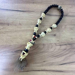 Handmade Big Rosary Prisoner Art Work ITK USSR Vintage