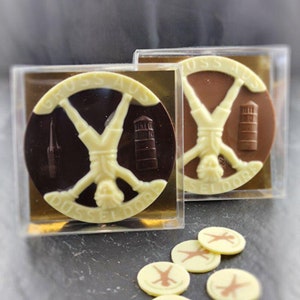 Cartwheels made of fine chocolate