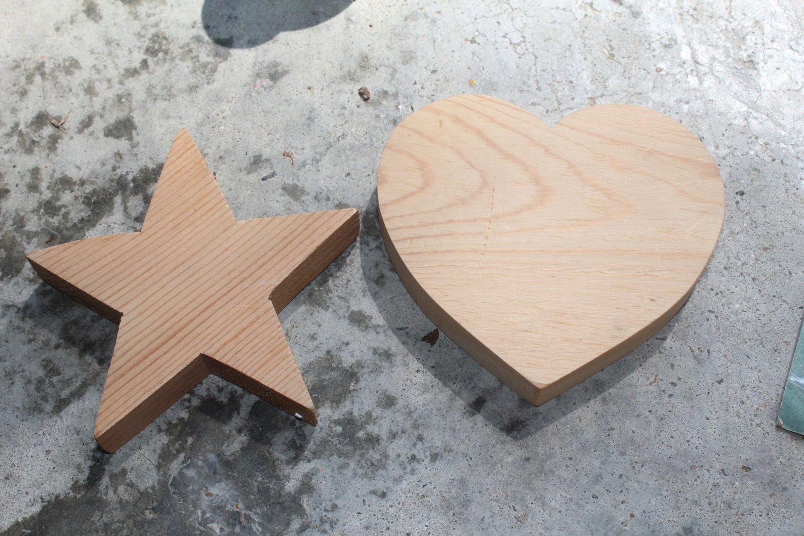 Vintage Holiday Unpainted Wood Shapes to Paint and Decorate Etsy