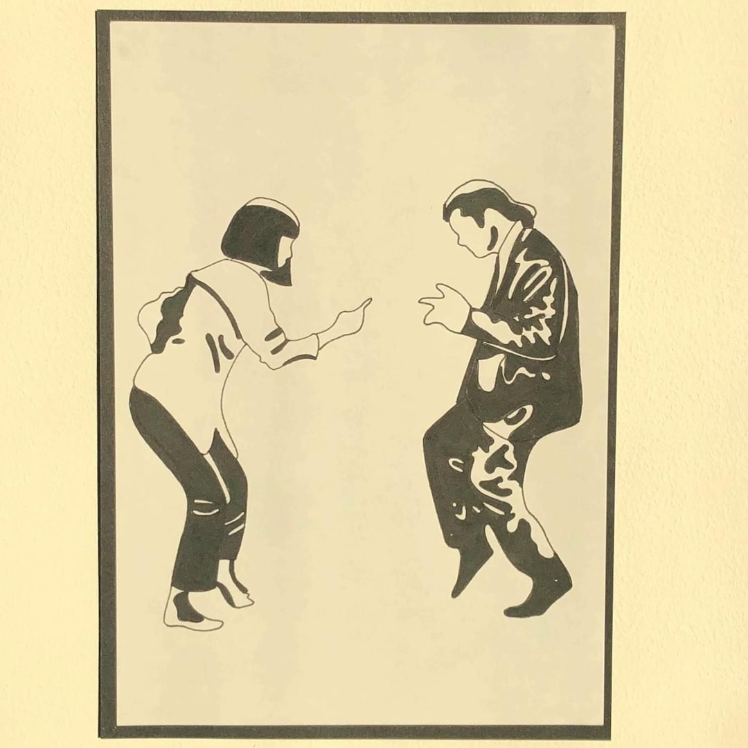 Mía Wallace and Vincent Vega pulp Fiction, Film Dancing Scene Hand ...