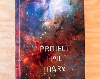 Project Hail Mary, Handmade Rebound Book, Special Edition, Silver Foil