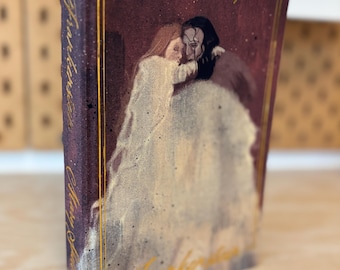 Frankenstein, Libro encuadernado a mano, Edición especial, Lámina dorada