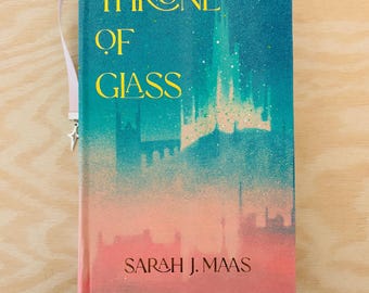 Throne of Glass, Handmade Rebound Book, Special Edition, Illustrated Cover