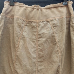 hemp and organic cotton lightweight woven long skirt 8 seam series ocean image 7