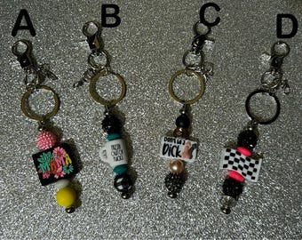 Silicone Beaded Keychain