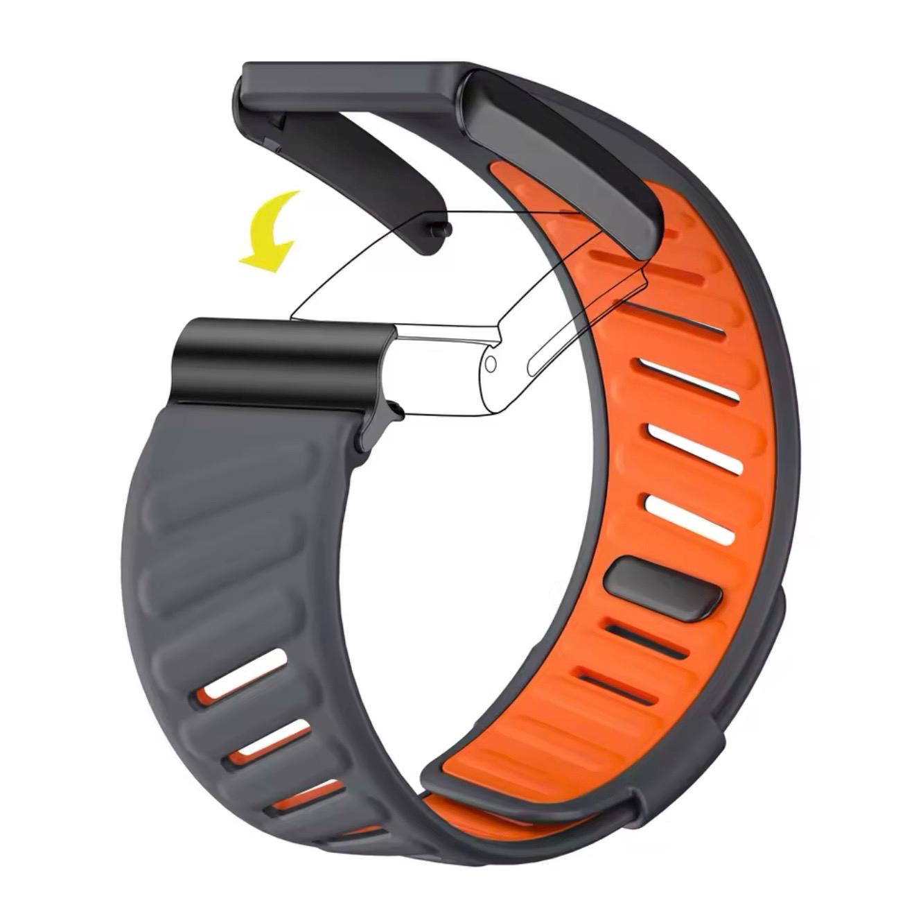 thumbnail image 2 of Super Soft Sport Flex Silicone Wristband For Whoop 5.0 MG ONE Peak Whoop 4.0 Heart Rate Monitor Waterproof And Sweatproof 2 of 10