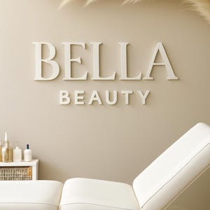 Beauty Salon Sign, Laser Cut Logo Sign, Custom Signs, Clinic Sign, Office Sign, Reception Sign, 3D Business Sign, Business Signboard