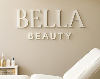 Beauty Salon Sign, Laser Cut Logo Sign, Custom Signs, Clinic Sign, Office Sign, Reception Sign, 3D Business Sign, Business Signboard