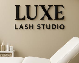 Laser Cut Logo Sign, Custom Signs, Beauty Salon Sign, Business Signboard, Office Sign, Reception Sign, 3D Business Sign, Business Signboard