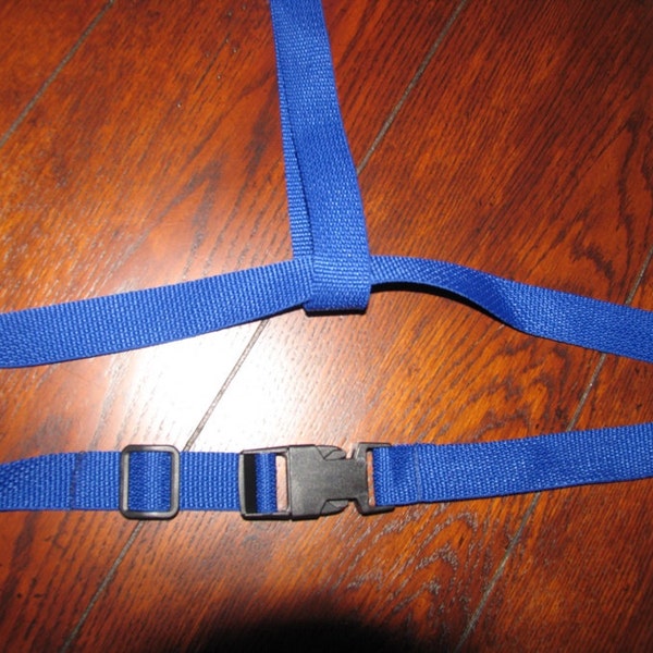 poly webbing belt with clip lock with loop  for high chairs or custom work