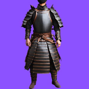 Handcrafted Samurai Armor Set | Authentic Japanese Design by PRIMMAALEATHER
