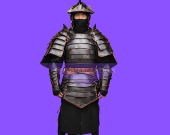 Handcrafted Samurai Warrior Leather Armor Set