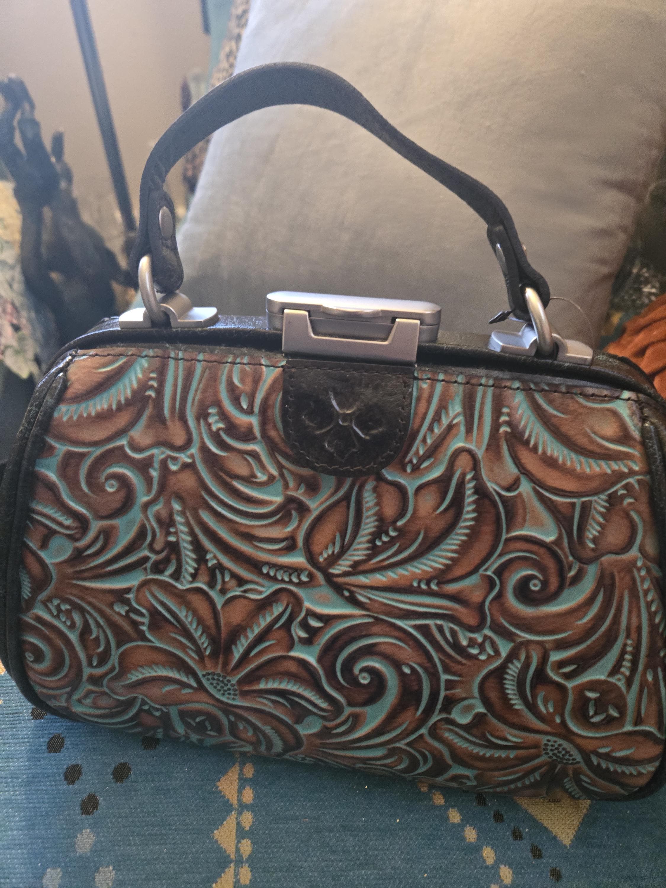 Patricia Nash Tooled Turquoise - Etsy