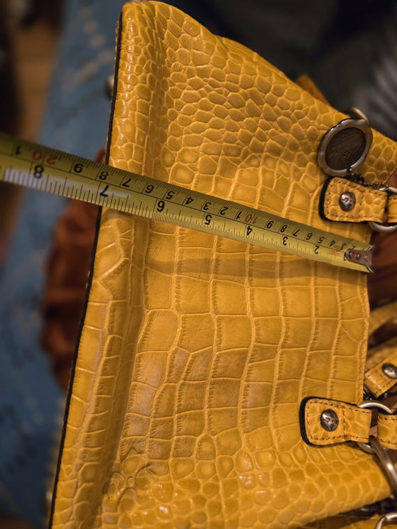 New Patricia Nash Norica Goldenrod Vegetable Tanned Leather 