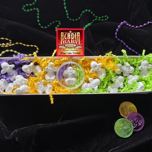 King Cake Baby - Bakers Dozen - Porcelain - Mardi Gras