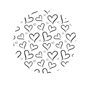 Procreate Heart Pattern Brush | Instant Digital Download | Create Romantic Designs