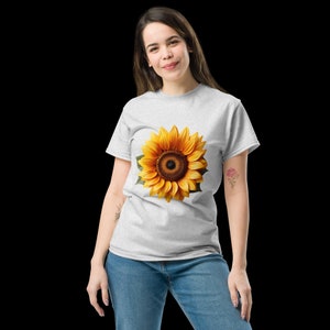 sunflower shirt flwer print shirt womens garden shirt funny sunflwer shirt floral shirt plant sunflower shirt sunshine shirt
