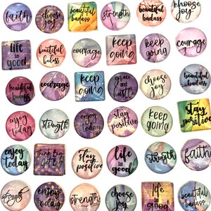 Inspirational Sayings Magnets, Mental Health Magnets, Motivational Magnets, Positive Sayings, One-Of-A-Kind Decor Magnets, Gift for Teacher
