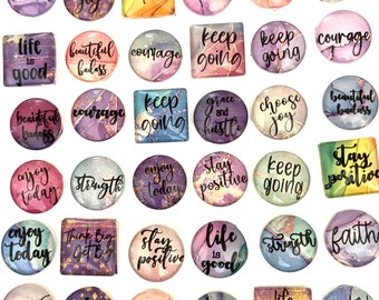 Inspirational Sayings Magnets, Mental Health Magnets, Motivational Magnets, Positive Sayings, One-Of-A-Kind Decor Magnets, Gift for Teacher