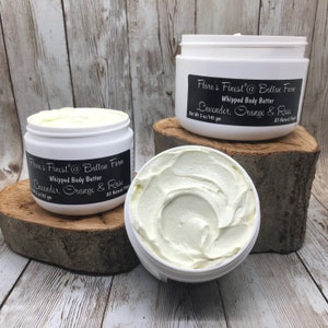 BESTSELLER Goddess Whipped Magnesium Body Butter, Lavender, Orange & Rose, Whipped Moisturizer, PREMIUM Body Butter, Vegan Skin Care image 2