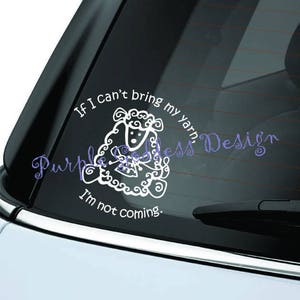Yarn Love Sheep Decal Sticker