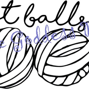 Got Balls Yarn Decal Sticker image 2